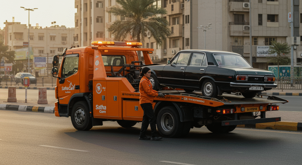 Why Choose Satha Care for Towing in Riyadh?